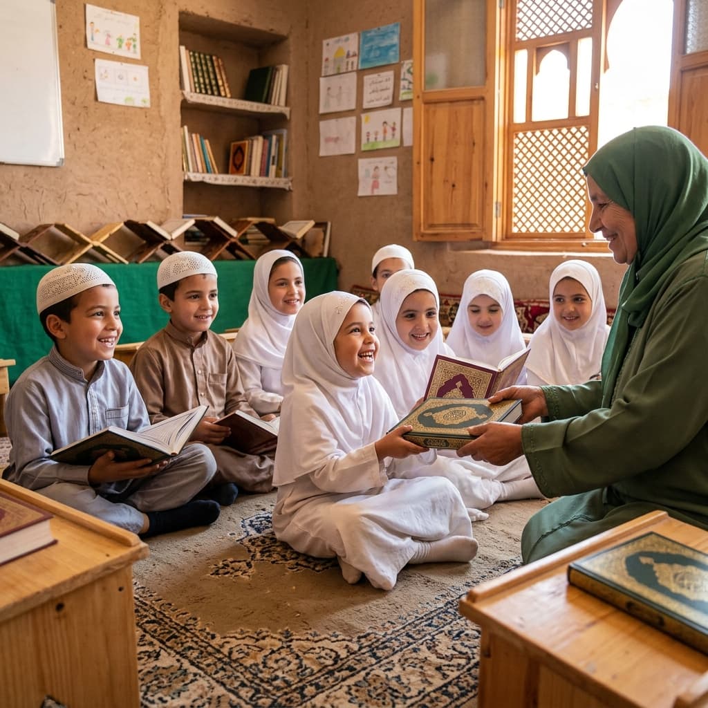 Quran Distribution for Madrasa Students
