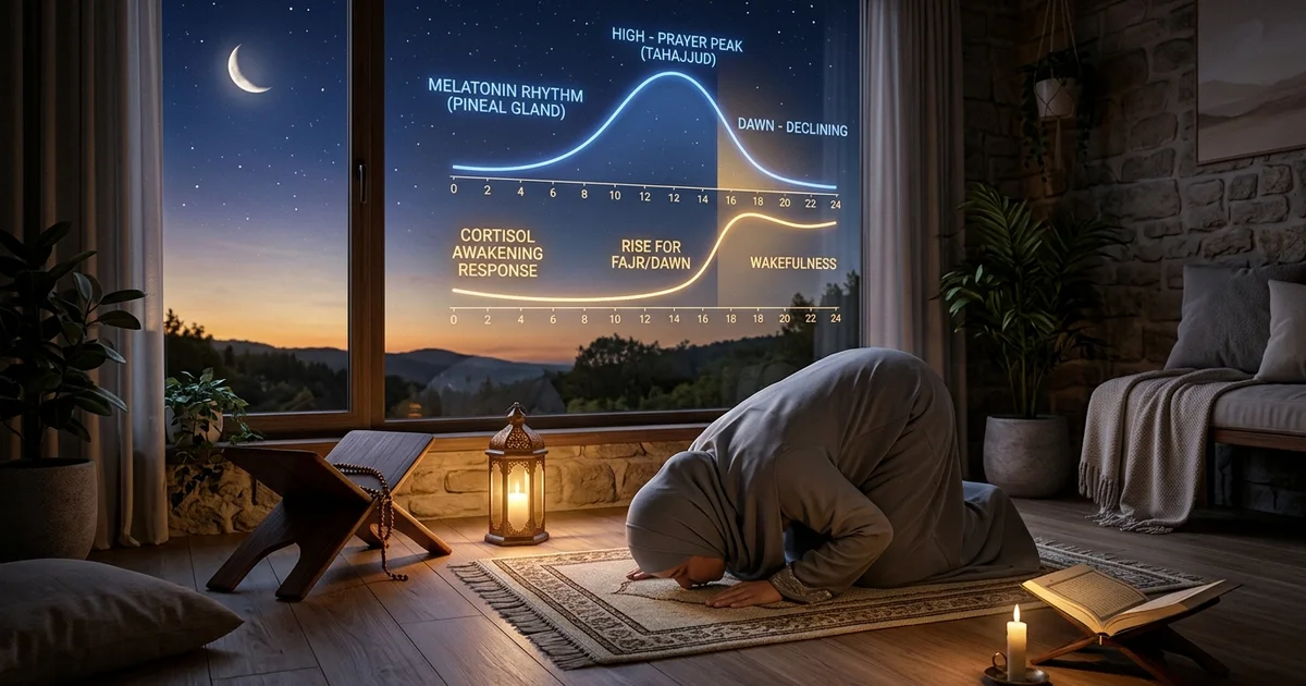 Circadian Rhythms, Sleep Architecture, and Tahajjud: The Chronobiology of Islamic Prayer Times