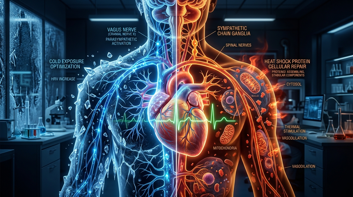 Cold Hydrotherapy, Vagus Nerve & Heat Shock Proteins: Sunnah & Longevity