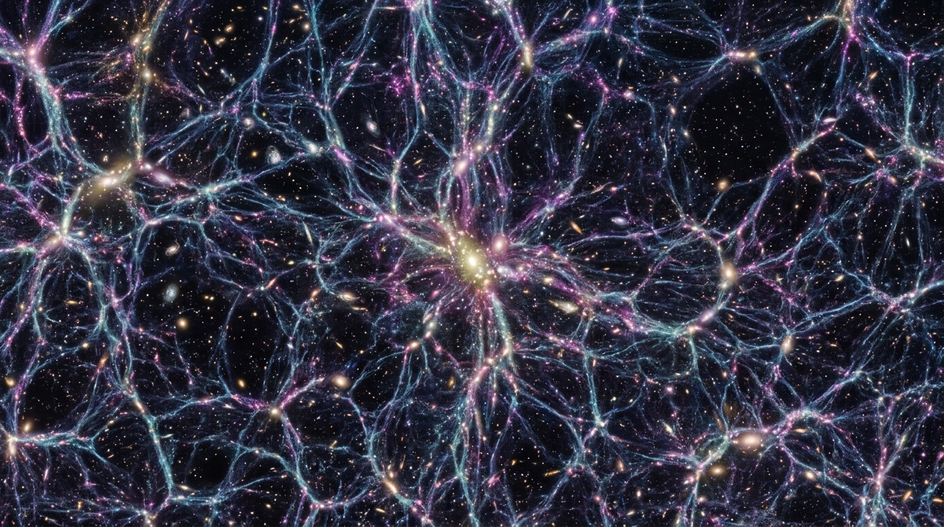 Cosmic Filaments & The Universal Web: Quranic Al-Hubuk