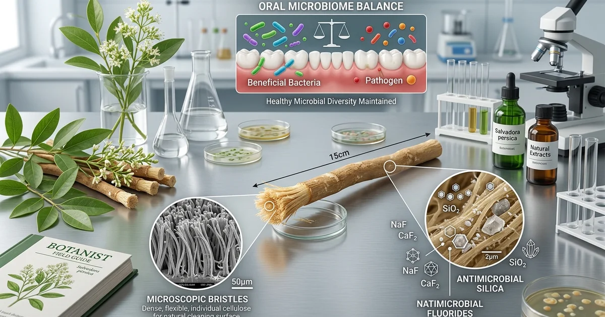 The Miswak (Salvadora persica): Phytochemistry, Oral Microbiome, and Periodontal Science