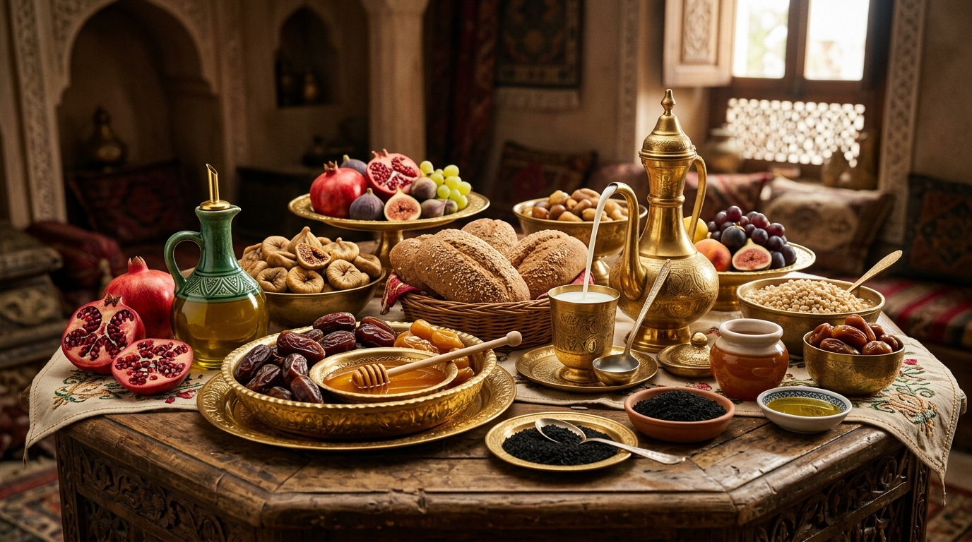 Prophetic Diet and Sunnah Foods: What Modern Nutrition Science Says About Dates, Honey, and Black Seed