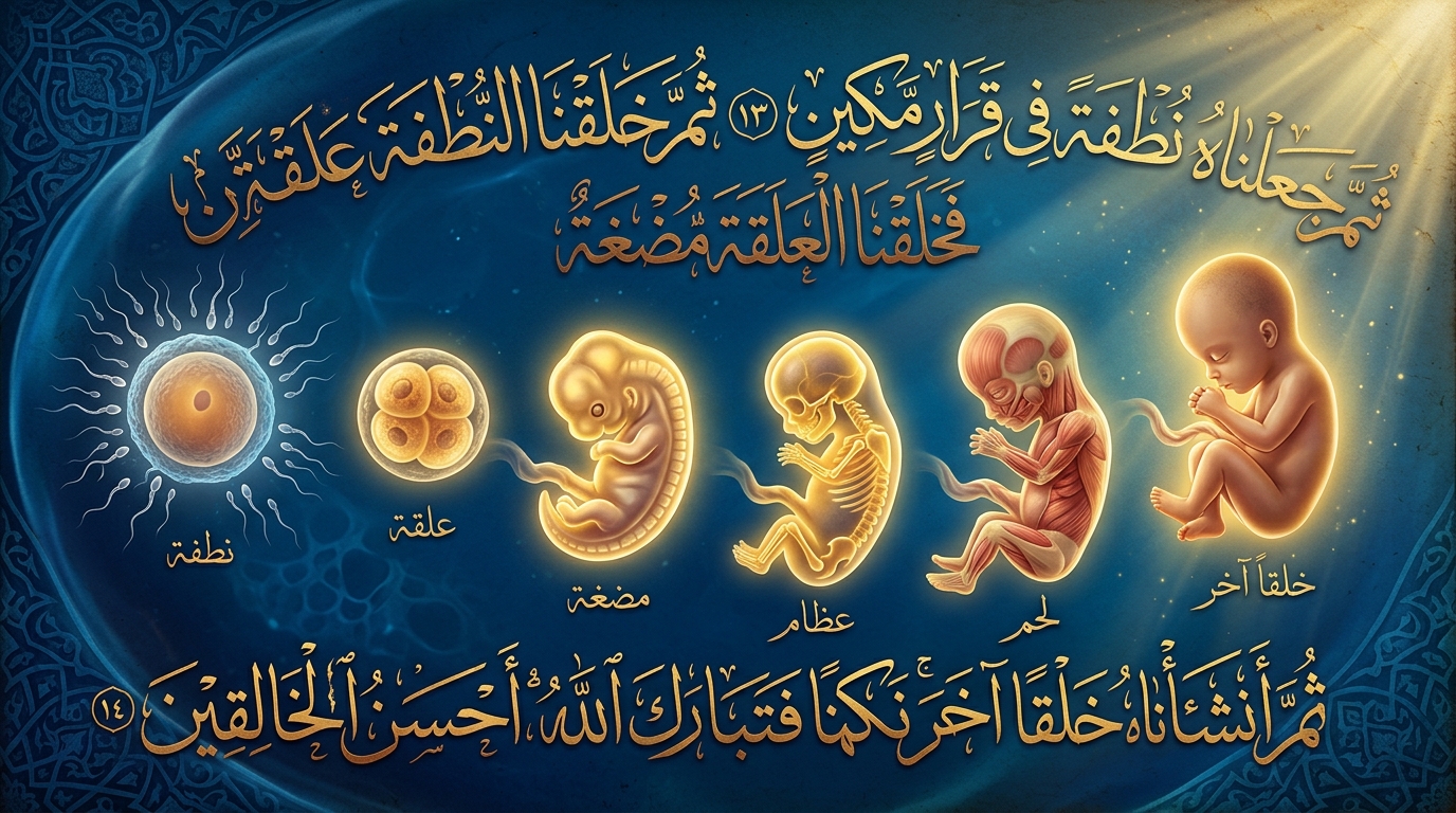 The Quran's Description of Embryology: A Miraculous Match with Modern Developmental Biology