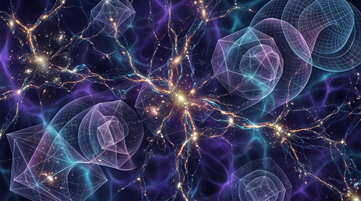 Cosmological web filaments and higher-dimensional multiverse physics