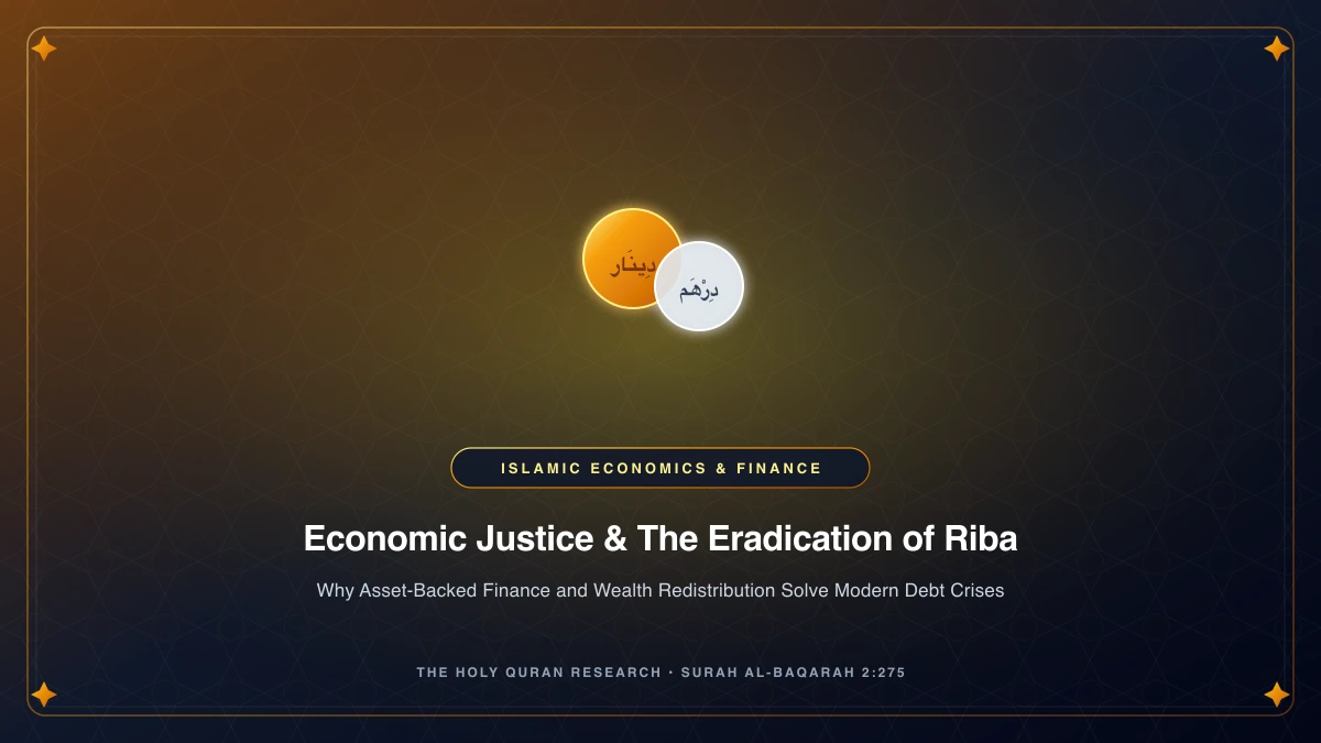 Economic Justice and the Elimination of Exploitation: Why Islamic Finance Solves Global Crises