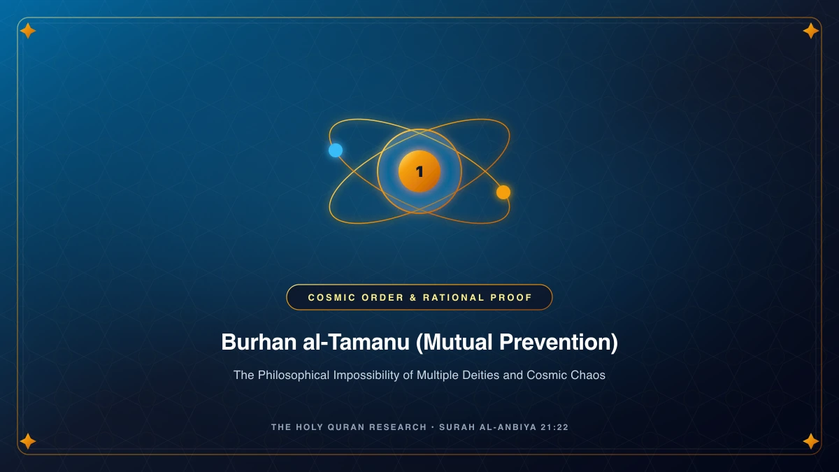 Burhan al-Tamanu: The Mutual Prevention Argument for Absolute Monotheism